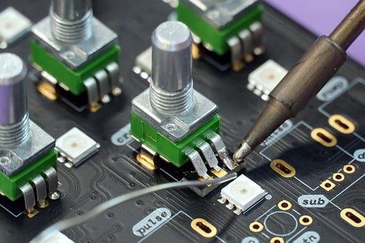 soldering, electronics, circuit